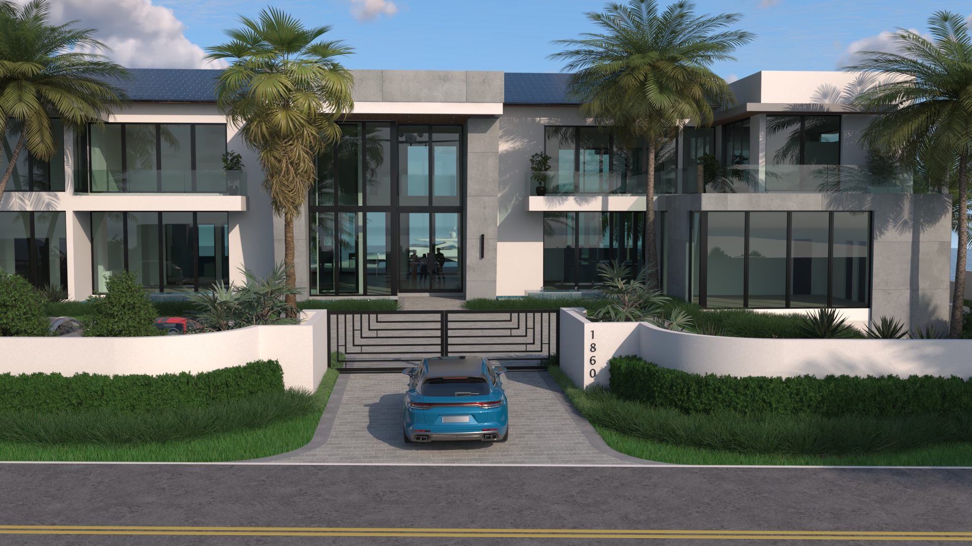 Modern Coastal Estate – Ocean Blvd Manalapan FL